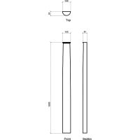 Ствол Европласт 81x1830x162 мм арт-1.16.060 — фото 3, Колонны