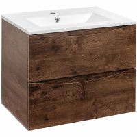 Тумба под раковину Vincea Mia 70 подвесная R.Wood арт-VMC-2MC700RW — фото 2, Тумбы под раковину