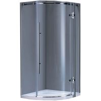 Душевой уголок Grossman 190x90 профиль Хром стекло прозрачное арт-GR-5090 — фото 1, Душевые уголки четверть круга