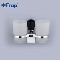 Товар: Стакан для зубных щеток Frap F33 двойной Хром арт-F3308 - фото 2 Стакан для зубных щеток Frap F33 двойной Хром арт-F3308 — фото 2, Стаканы для зубных щеток