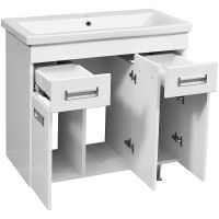 Товар: Тумба под раковину Stella Polar Фиора 80 Белая арт-SP-00000213 - фото 2 Тумба под раковину Stella Polar Фиора 80 Белая арт-SP-00000213 — фото 2, Тумбы под раковину