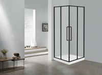 Душевой уголок Esbano Surf 90x90 профиль Черный стекло прозрачное арт-ESOGS90KVB — фото 3, Квадратные душевые уголки