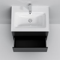 Тумба под раковину AM.PM X-Joy 65 подвесная Черная матовая арт-M85AFHX0652BM — фото 6, Тумбы под раковину