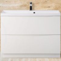 Тумба под раковину BelBagno Marino 70 Bianco Lucido арт-MARINO-700-2C-PIA-BL-P — фото 1, Тумбы под раковину