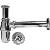 Сифон для раковины Nofer Хром арт-13105.B — фото 1, Сифоны для раковины