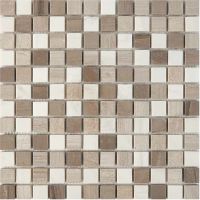 Каменная мозаика Pixmosaic White Wooden, Dolomiti Bianco, Athens Grey 30,5x30,5 см арт-PIX279 — фото 1, Мозаика