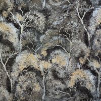 Обои Wiganford by Solo Fusion Винил на флизелине (1,06*10,05) Черный/Золото, Деревья/Абстракция арт-ER2218 — фото 1, Обои для стен