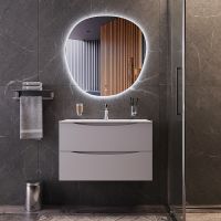 Зеркало Bond Circle 80x80 с подсветкой с бесконтактным выключателем арт-M37ZE-8080 — фото 2, Зеркала в ванную комнату