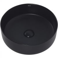 Раковина-чаша Abber Bequem 36 Черная матовая арт-AC2108MB — фото 2, Раковины накладные