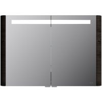 Зеркальный шкаф AM.PM Sensation 100 с подсветкой Табачный дуб арт-M30MCX1001TF — фото 9, Зеркальные шкафы в ванную