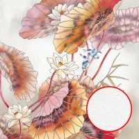 Фреска Ortograf Grafika Natura 31522 Фактура бархат FX Флизелин (2,7*2,7) Разноцветный, Цветы/Листья/Птицы арт-31522 (бархат FX) — фото 1, Фрески