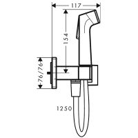 Товар: Гигиенический душ со смесителем Hansgrohe Bidette Белый матовый арт-29233700 - фото 2 Гигиенический душ со смесителем Hansgrohe Bidette Белый матовый арт-29233700 — фото 2, Гигиенические души