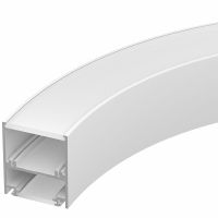 Профиль алюминиевый Arlight подвесной для радиусных светильников Белый арт-032698 — фото 1, Профили для светодиодных лент