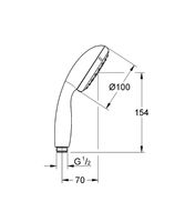 Ручной душ Grohe Tempesta Classic Хром арт-27852001 — фото 3, Лейки для душа