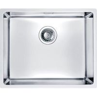 Кухонная мойка Alveus Kombino 50 SAT-90 500x400x195 Сатинированная сталь арт-1100237 — фото 1, Кухонные мойки