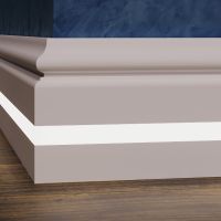 Плинтус Evrowood 2000x100x16 мм арт-PN 100 led — фото 1, Плинтуса напольные