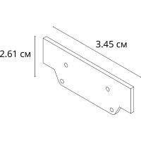 Заглушка Artelamp Track accessories Серый арт-A631005E — фото 2, Комплектующие для освещения
