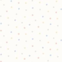 Обои детские Alessandro Allori Dolce Vita Винил на флизелине (1.06*10,05) Белый/Разноцветный, Звезды арт-2410-1 — фото 1, Обои для стен