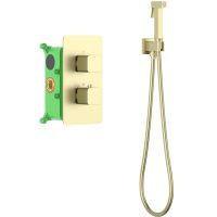 Гигиенический душ со смесителем Timo Petruma Золото матовое арт-5089/17SM — фото 1, Гигиенические души