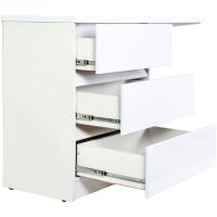 Товар: Тумба с раковиной Orange Optima 130 Белый глянец арт-OP-70TUW+RAL - фото 3 Тумба с раковиной Orange Optima 130 Белый глянец арт-OP-70TUW+RAL — фото 3, Тумбы с раковиной