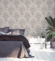 Обои AS Creation New Life Винил на флизелине (0,53*10,05) Бежевый, Дамаск арт-37681-1 — фото 4, Обои для стен