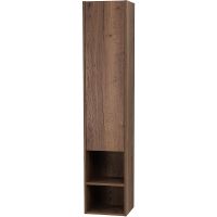 Шкаф пенал BelBagno Kraft 33 L подвесной Rovere Tabacco арт-KRAFT-1600-1A-SC-RT-L — фото 1, Пеналы для ванной комнаты