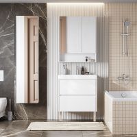 Тумба под раковину Aquaton Сканди 70 подвесная Белая арт-1A251801SD010 — фото 6, Тумбы под раковину