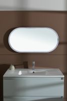 Зеркало Allen Brau Infinity 50 с подсветкой Черное с сенсорным выключателем арт-1.21016.BL — фото 9, Зеркала в ванную комнату