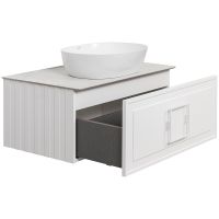 Товар: Тумба под раковину La Fenice Cubo 80 подвесная Белая матовая арт-FNC-01-CUB-B-80 - фото 6 Тумба под раковину La Fenice Cubo 80 подвесная Белая матовая арт-FNC-01-CUB-B-80 — фото 6, Тумбы под раковину