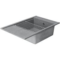 Товар: Кухонная мойка Aquaton Делия 78 Серый арт-1A715132DE230 - фото 4 Кухонная мойка Aquaton Делия 78 Серый арт-1A715132DE230 — фото 4, Кухонные мойки