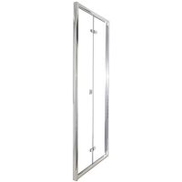 Душевая дверь Ceruttispa профиль Хром стекло прозрачное арт-BELLA D91T — фото 3, Складные душевые двери