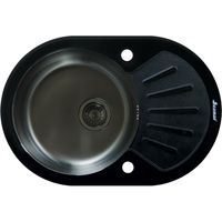Кухонная мойка Seaman Eco Glass Графит арт-SMG-730B-Gun.B — фото 1, Кухонные мойки