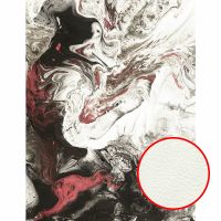 Фреска Ortograf Misto 34028 Фактура флок FLK Флизелин (2,3*3) Белый/Черный/Красный, Абстракция арт-34028 (флок FLK) — фото 1, Фрески
