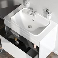 Раковина AM.PM Func 80 Белая матовая арт-M8FWPC0800WM — фото 4, Раковины встраиваемые сверху