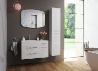 Тумба с раковиной Эстет Barcelona 90 L подвесная Белая арт-ФР-00003595 — фото 6, Тумбы с раковиной