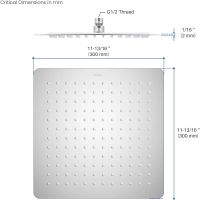 Верхний душ Aquatek Хром арт-AQ2074CR — фото 7, Верхние души