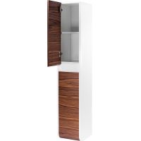 Товар: Шкаф пенал Veedi Vision 35 подвесной Дуб орех Белый арт-VSN000P-L - фото 3 Шкаф пенал Veedi Vision 35 подвесной Дуб орех Белый арт-VSN000P-L — фото 3, Пеналы для ванной комнаты