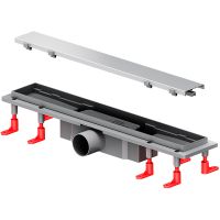 Душевой лоток AM.PM PrimeFlow 50 с решеткой Хром матовый / под плитку Tile арт-W02SC-U11-050-04SB — фото 4, Душевые лотки