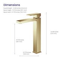 Товар: Смеситель для раковины Timo Selene Золото матовое арт-3011/17F - фото 5 Смеситель для раковины Timo Selene Золото матовое арт-3011/17F — фото 5, Смесители для раковины