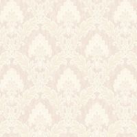 Обои Roberto Borzagi King Винил на флизелине (1,06*10) Розовый/Бежевый, Дамаск арт-90118-3 — фото 1, Обои для стен