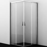 Товар: Душевой уголок WasserKRAFT Lippe 90x90 профиль Хром стекло прозрачное арт-45S03 - фото 6 Душевой уголок WasserKRAFT Lippe 90x90 профиль Хром стекло прозрачное арт-45S03 — фото 6, Квадратные душевые уголки