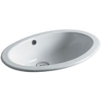 Раковина Simas Top E Lavabi D Arredo 55 S50P bi Белая арт-S50Pbi — фото 1, Раковины встраиваемые сверху