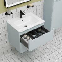 Тумба с раковиной Iddis Edifice 60 подвесная Голубая арт-EDI60B0i95K — фото 6, Тумбы с раковиной