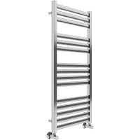 Водяной полотенцесушитель Terminus Грета П15 500х1200 Хром, нижнее подключение, G 1/2" ВР, с комплектом вентилей арт-4670078530592 — фото 1, Водяные полотенцесушители