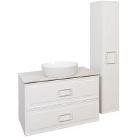 Товар: Тумба под раковину La Fenice Cubo 90 подвесная Белая матовая арт-FNC-01-CUB-B-90-2 - фото 9 Тумба под раковину La Fenice Cubo 90 подвесная Белая матовая арт-FNC-01-CUB-B-90-2 — фото 9, Тумбы под раковину