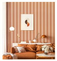 Обои Andrea Rossi Spectrum max Винил на флизелине (1,06*10) Оранжевый, Полоса арт-54366-15 — фото 2, Обои для стен