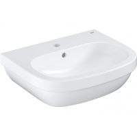 Товар: Раковина Grohe Euro Ceramic 55 Альпин-белый арт-39336000 - фото 1 Раковина Grohe Euro Ceramic 55 Альпин-белый арт-39336000 — фото 1, Раковины подвесные