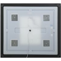 Зеркало BelBagno Kraft 90 с подсветкой Черное с сенсорным выключателем арт-SPC-KRAFT-900-800-SENS-NERO — фото 8, Зеркала в ванную комнату
