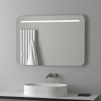 Зеркало Evoform Ledline 70x100 с подсветкой 8.5 W - без выключателя арт-BY 2147 — фото 1, Зеркала в ванную комнату