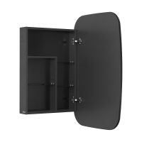 Зеркальный шкаф Aquaton Сохо 60 R Графит арт-1A258302AJA0R — фото 3, Зеркальные шкафы в ванную